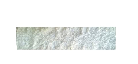 Split-face limestone cladding strip
